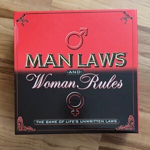 Man Laws and Woman Rules Board Game